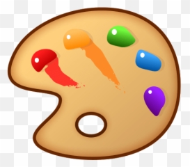 Artist Palette Emoji For Facebook Email Sms - Png