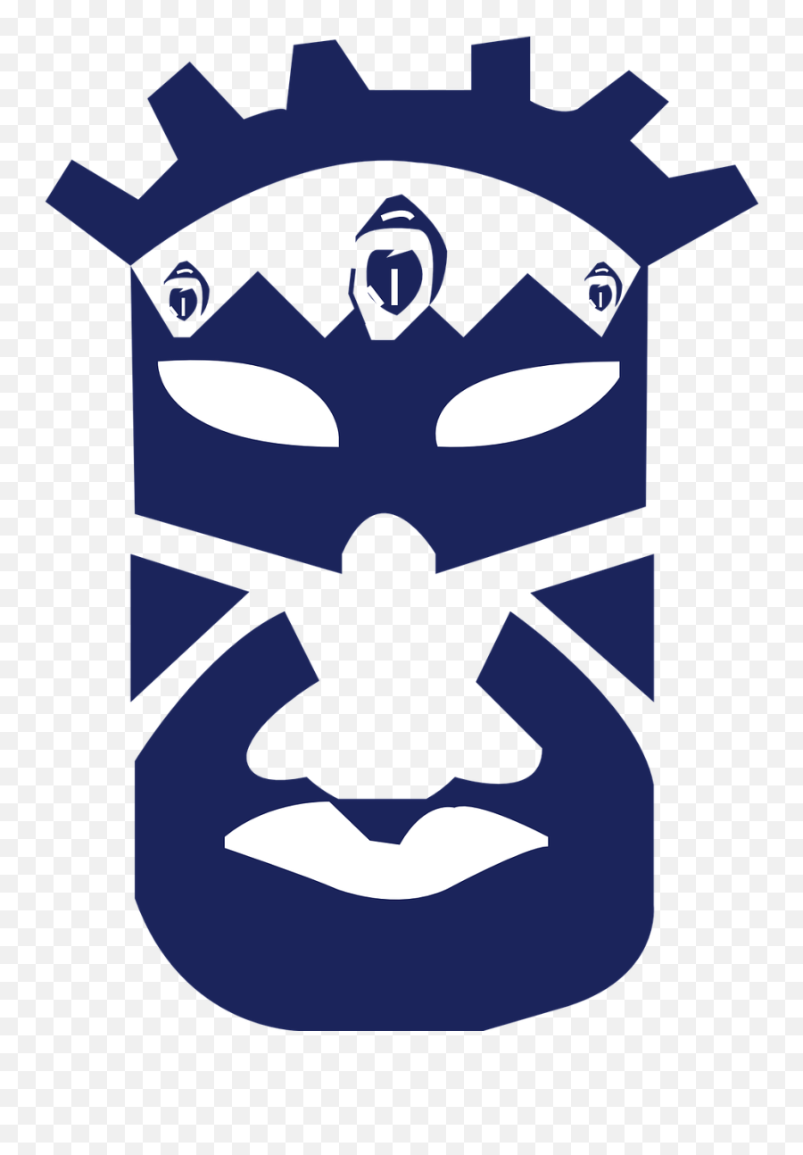 Mask African Ivory Coast Free Vector - Mask Emoji,Hockey Mask Emoji
