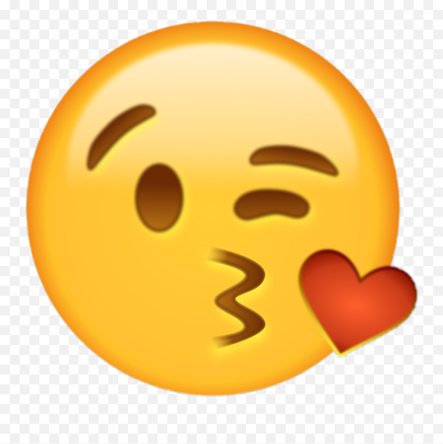 Happystickers Emoji Emote Emotes Love B - Smiley Bisous,B Emoji