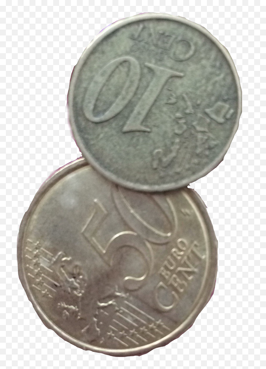 Coins Gold Euro Centimos Cents - Coin Emoji,Cents Emoji