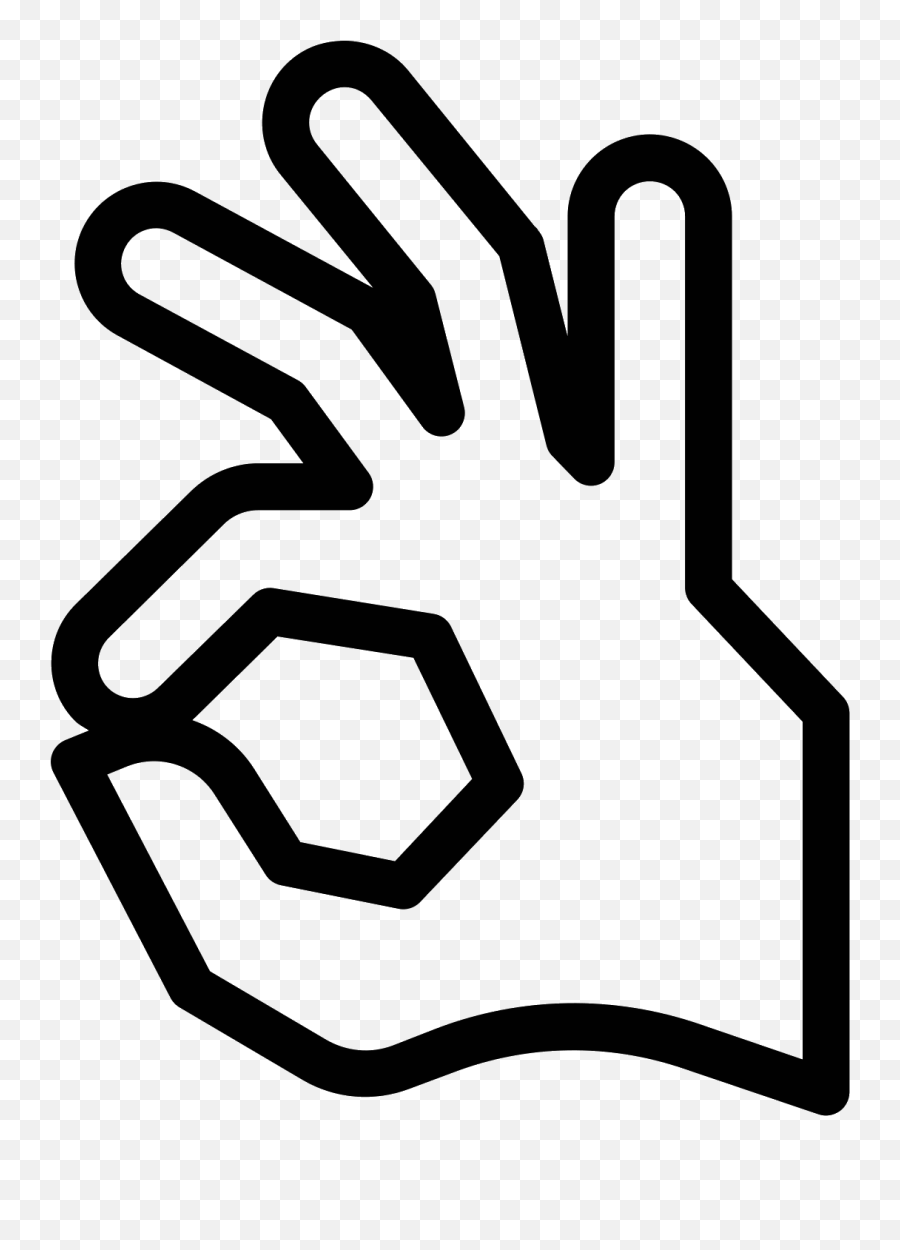 Thumb Clipart Okay Thumb Okay Transparent Free For Download - White Ok Hand Png Emoji,Okay Sign Emoji
