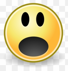 Emotions Clipart Frightened - Face Scared Emoji