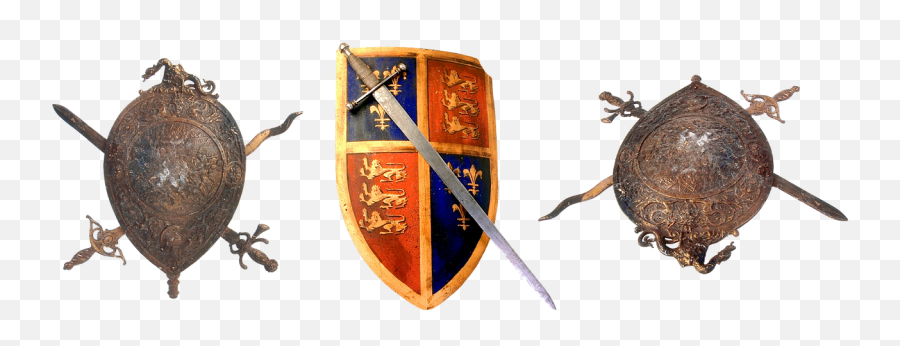 Sword Shield Coat Of Arms Warrior War - Shield Emoji,Sword And Shield Emoji