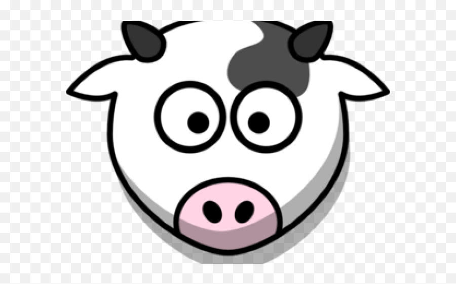 Head Clipart Cows - Cartoon Cow Face Clipart Emoji,Cow Face Emoji