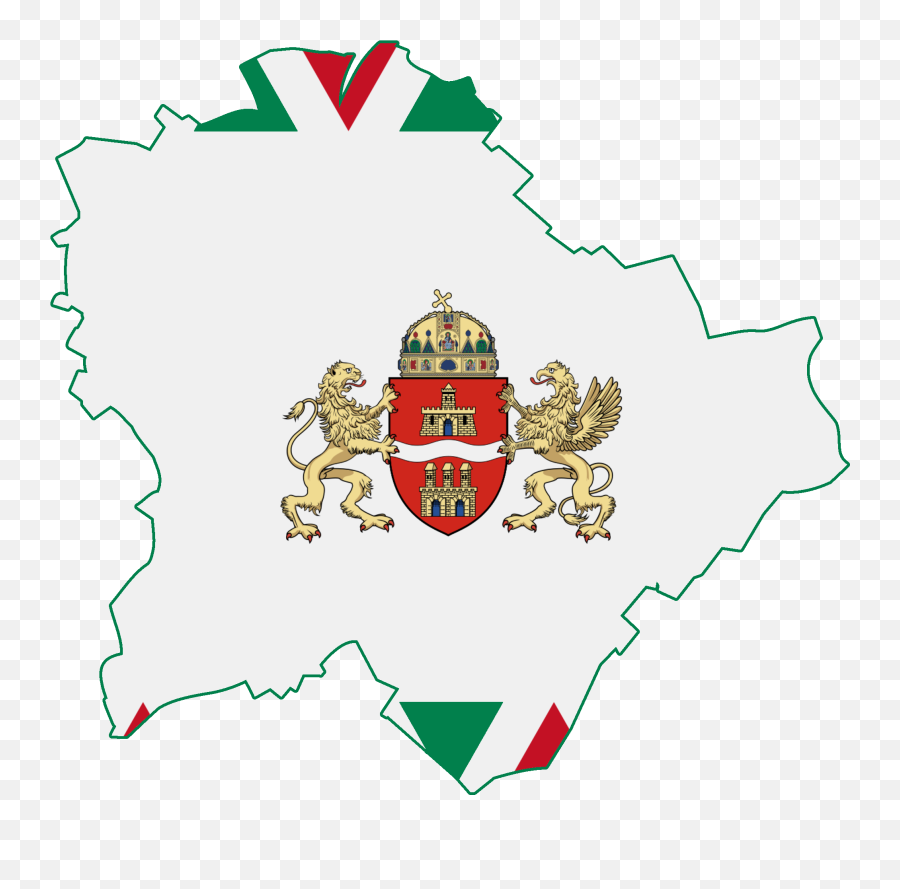 Flag Map Of Budapest - Budapest Flag Emoji,Budapest Flag Emoji