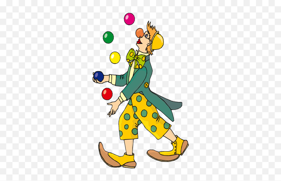 Vector Image Of Juggler Clown - Juggler Clipart Emoji,Horse Emoji