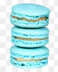 Macarons Png - Blue Tea Flavoured Laduree Emoji