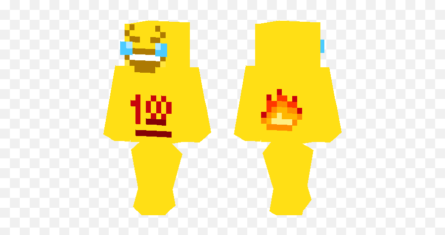 Laughing Crying Emoji - Minecraft Crying Laughing Emoji Skin,Laughing Crying Emoji