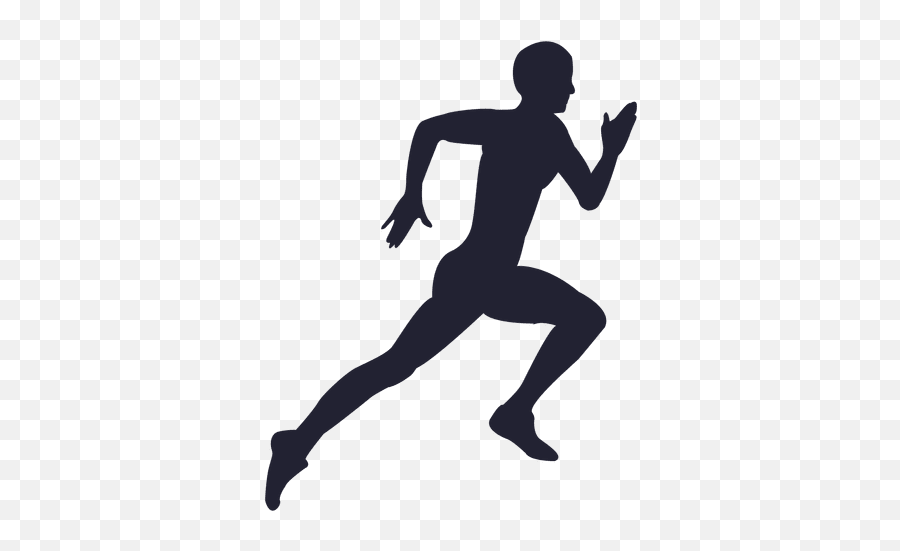 Hard Drives Running Sport Clip Art - Athlete Silhouette Png Running Silhouette Png Emoji,Runner Emoji