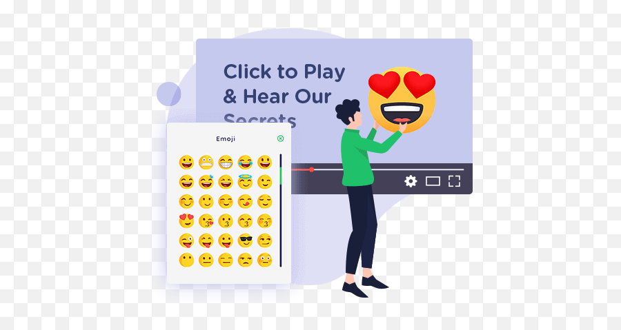 Playboost - We Help You Get More Views On Your Videos Cartoon Emoji,Hallelujah Emoji
