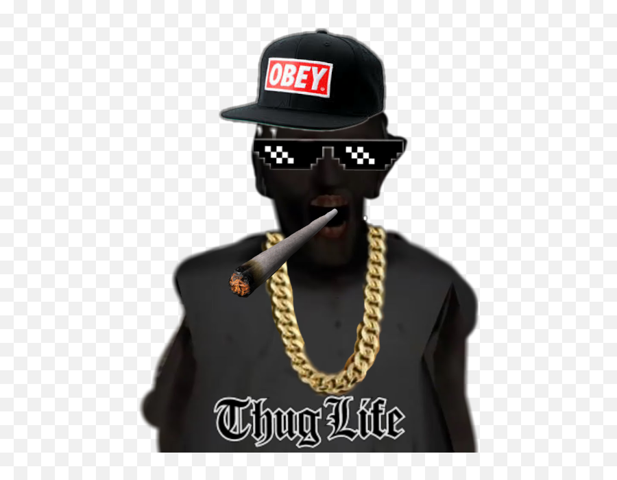Largest Collection Of Free - Toedit Thuglife Stickers On Picsart Obey Snapback Hats Emoji,Thug Life Emoji