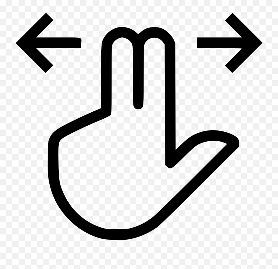 Two Finger Slide Comments Clipart - Full Size Clipart Slide Icon Png Emoji,Two Finger Emoji