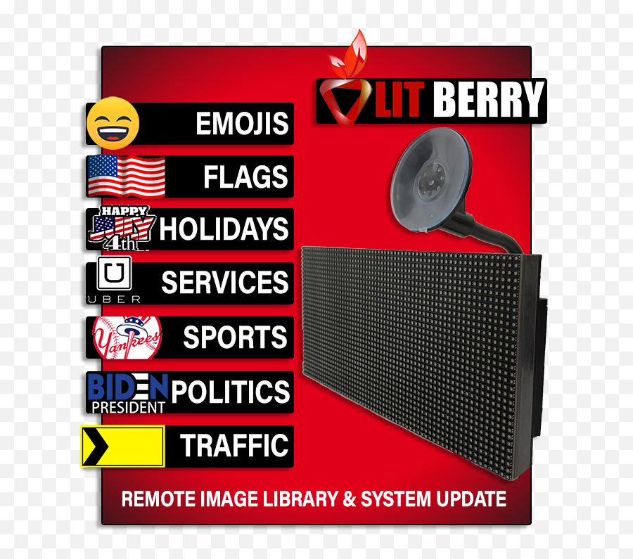 Lit Berry - Interactive U0026 Innovated Led Display Remote Parking Reserve A La Clientele Emoji,Lit Emojis