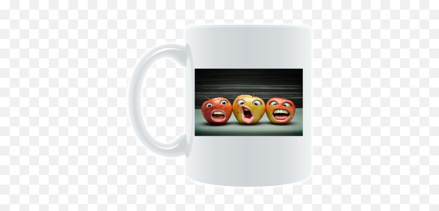 Reemu0027s Boutique Funny Apple Faces At Cotton Cart - Mug Emoji,Funny Emoticon Faces