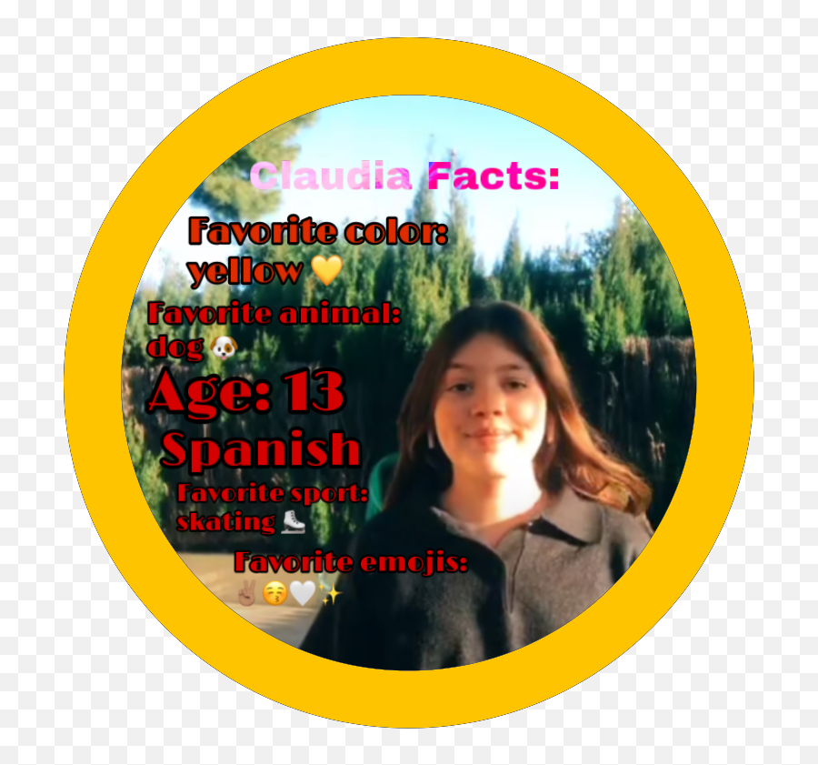 Facts About Claudia Claudiagarciax On Tiktok Facts - Blank Nutrition Facts Label Emoji,Facts About Emojis