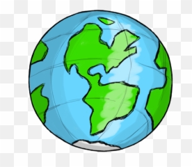 Globe Clipart Cartoon - Transparent Background Png Emoji