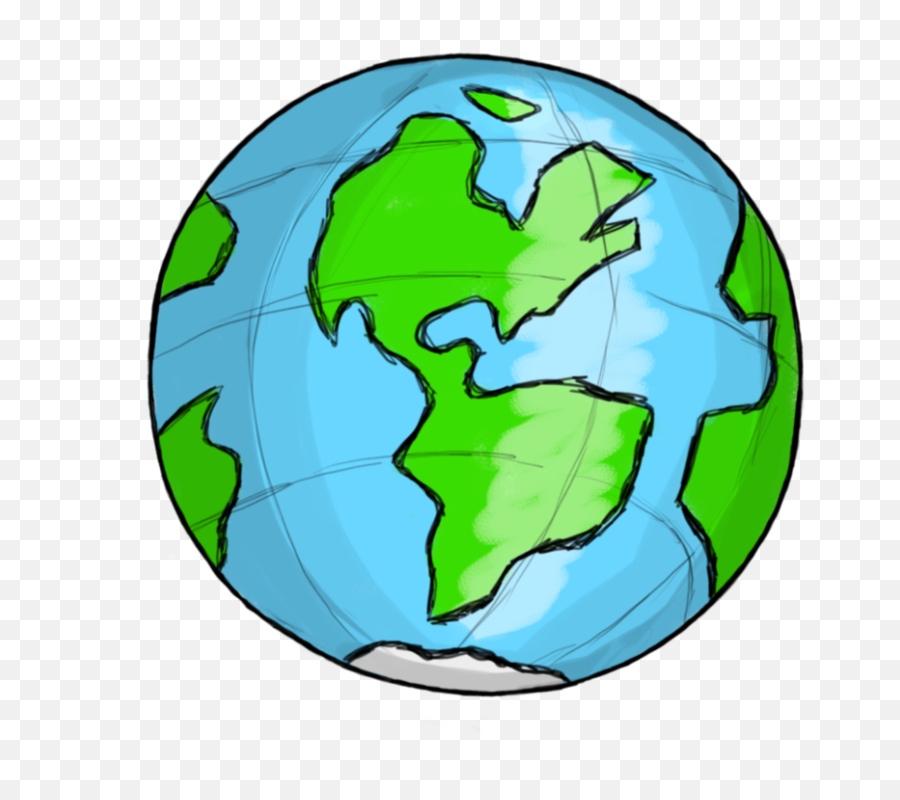 Globe Clipart Cartoon - Globe Transparent Background Png Emoji,Girl Magnifying Glass World Emoji