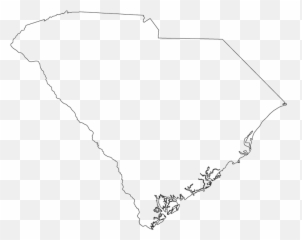 North Carolina Outline Clipart - South World Atlas Emoji