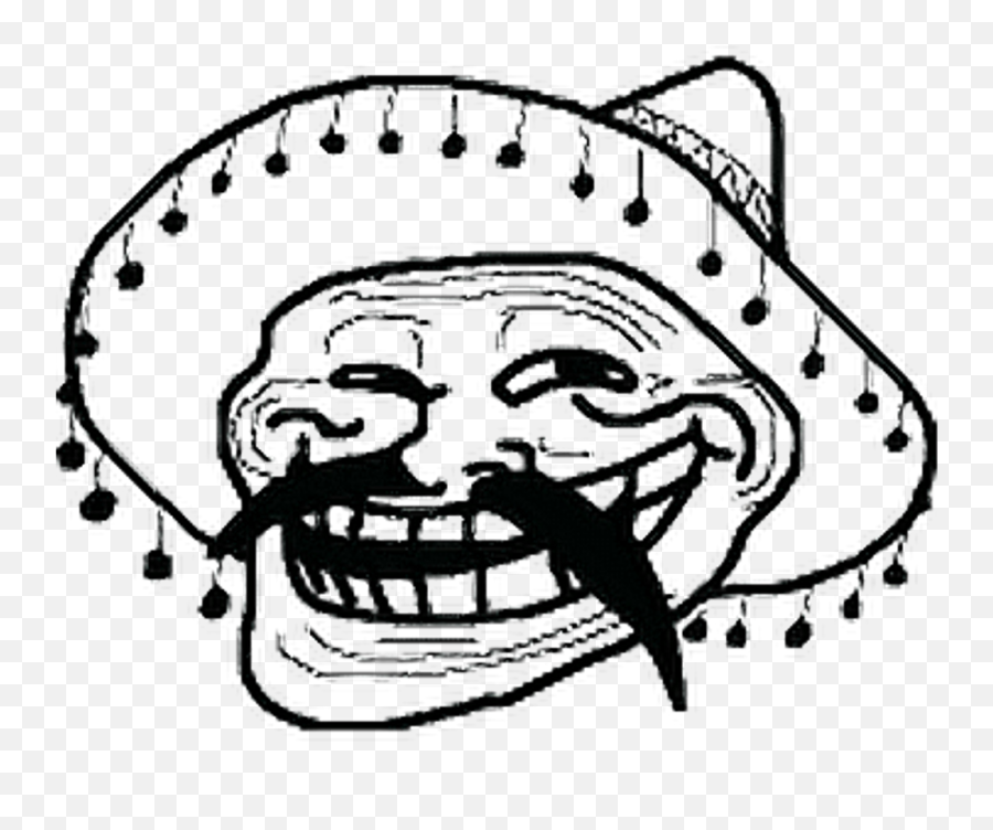 Mexican Troll Face Png Clipart - Mexican Troll Face Png Emoji,Trollface Emoji