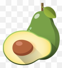 Avocado Illustration Creative Hand Painted Handpainted - Clipart Avocado Png Emoji,Avacado Emoji