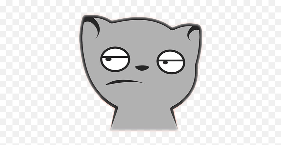 Grumpy Cat Kitten Bored Frown Angry Annoyedkitty Annoye - Confused Cartoon Face Png Emoji,Grumpy Cat Emoji