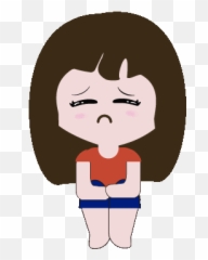 Girl Emotional Sticker - Emoticon Discover Red And Blue Emoji