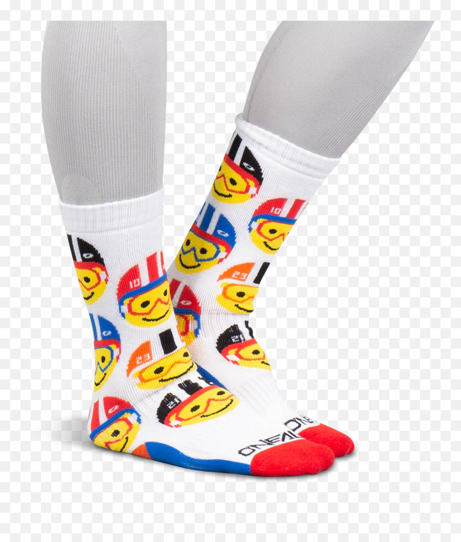 Ou0027neal Pro Mx Emoji Racer Kids Socks Multicolour - For Teen,Emoji Socks