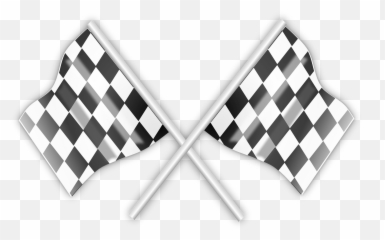Racing Flag Clipart - Checkered Emoji