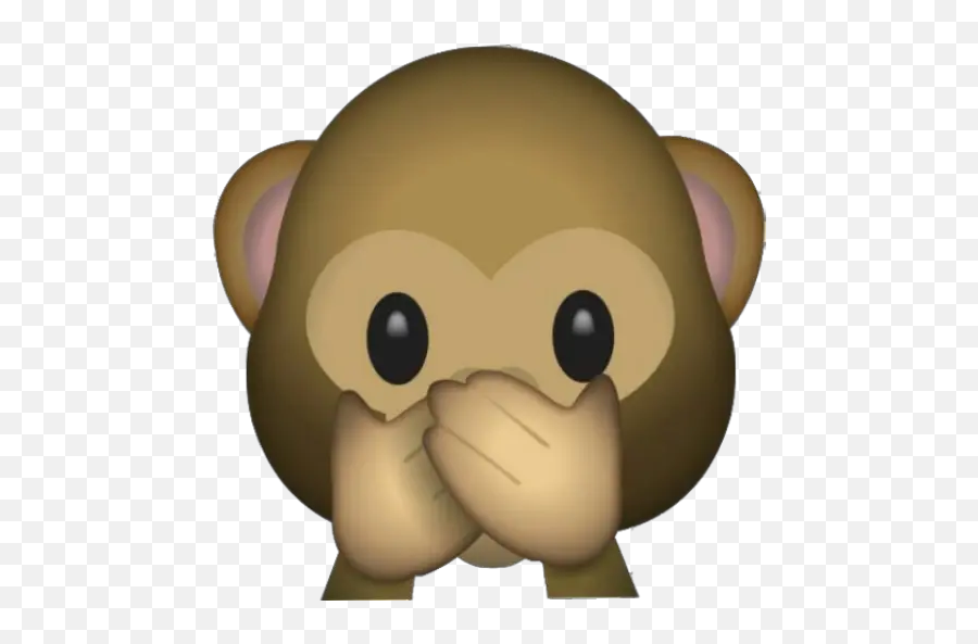 Crazy Emojis Stickers For Whatsapp - Speak No Evil Monkey Emoji,Going Crazy Emoji
