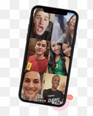 Video Chat App Like Houseparty - Smartphone Emoji