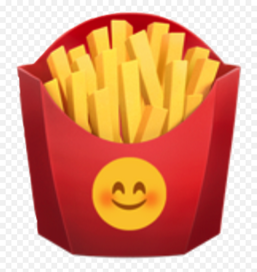 Fastfood Cutefries Emoji Yum Freetoedit - Iphone French Fries Emoji,Yum Emoji