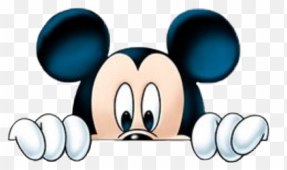 Mickeymouse Disney Mickey Peeping - Mickey Mouse Logo Png Sticker Emoji,Peeking Emoji