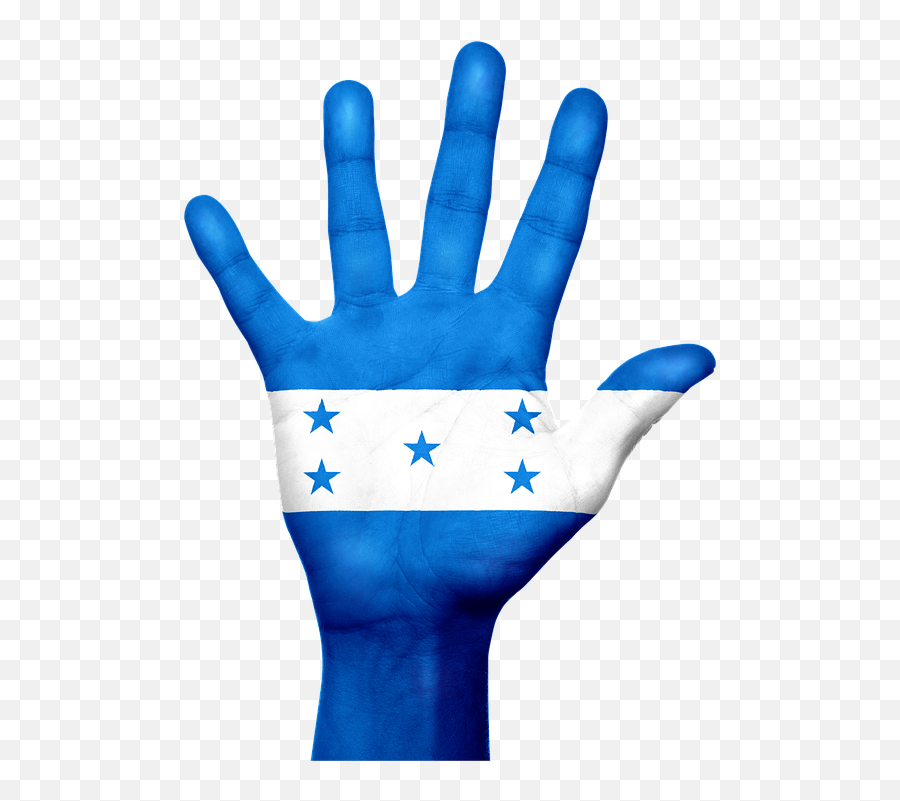 Honduras Flag Hand - Bandera De Honduras Png Emoji,Honduras Flag Emoji