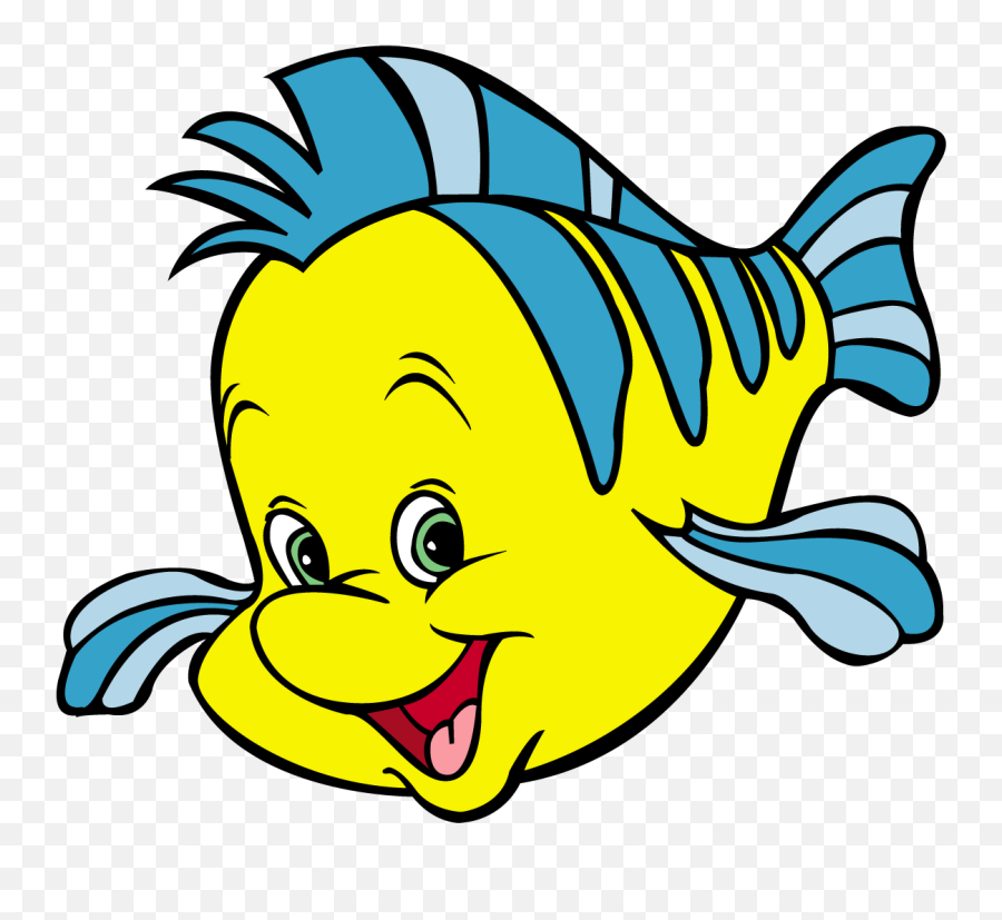 Picture - Flounder Little Mermaid Emoji,Little Mermaid Emoji