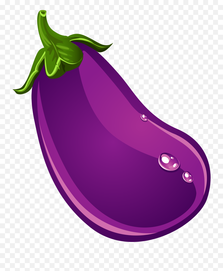 Fruit Eggplant - Eggplant Png Clipart Emoji,Eggplant Emoji Png