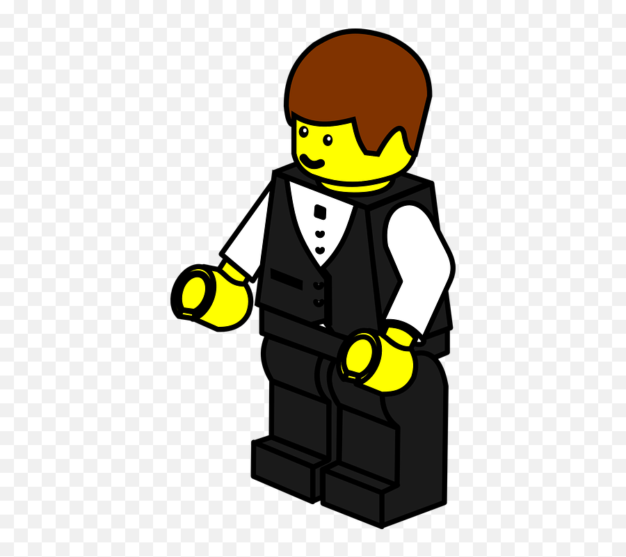 Lego Waiter Man - Lego Clipart Emoji,Adults Only Emoji Android