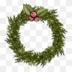 Cool Christmas Wreath Png Image - Christmas Wreath Png Free Emoji,Christmas Wreath Emoji