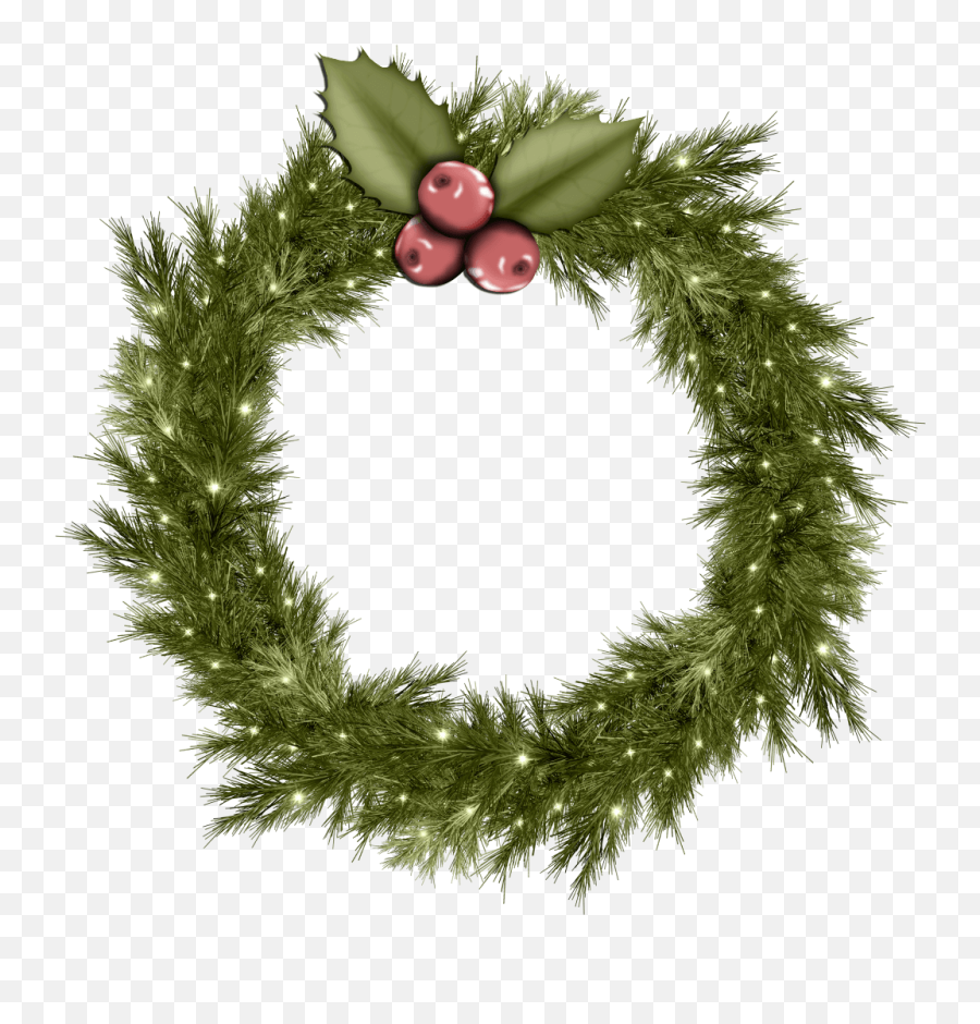 Cool Christmas Wreath Png Image - Christmas Wreath Png Free Emoji,Christmas Wreath Emoji