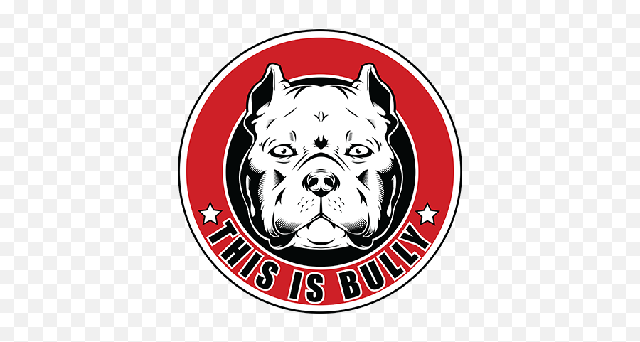 Thisisbully Pitbull Logo - Logo Bully Dog Emoji,Pitbull Emoji