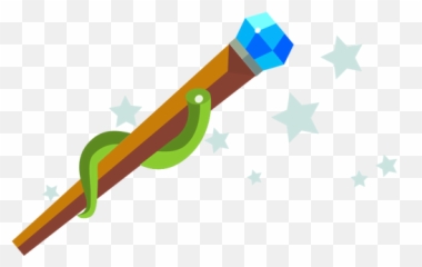 Cartoon Magic Wand - Png Emoji