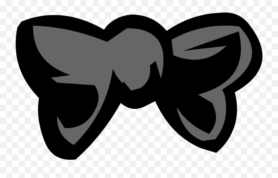 Bowtie Black Object Transparent Png - Club Penguin Bow Tie Emoji,Chevy Bow Tie Emoji