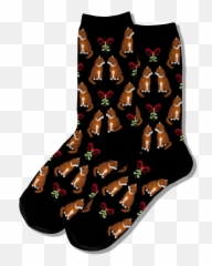 Womens Mistletoe Cat Crew Socks - Sock Emoji,Cat Boot Emoji