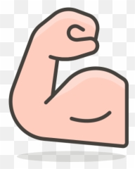 Flexed Biceps Free Icon Of 780 Free Vector Emoji - Bicep Cartoons,Flex Emoji
