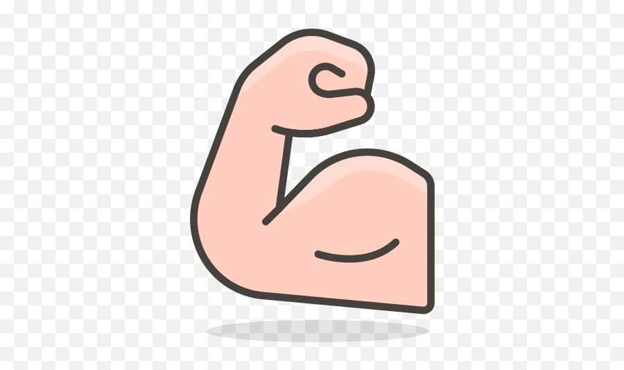 Flexed Biceps Free Icon Of 780 Free Vector Emoji - Bicep Cartoons,Flex Emoji
