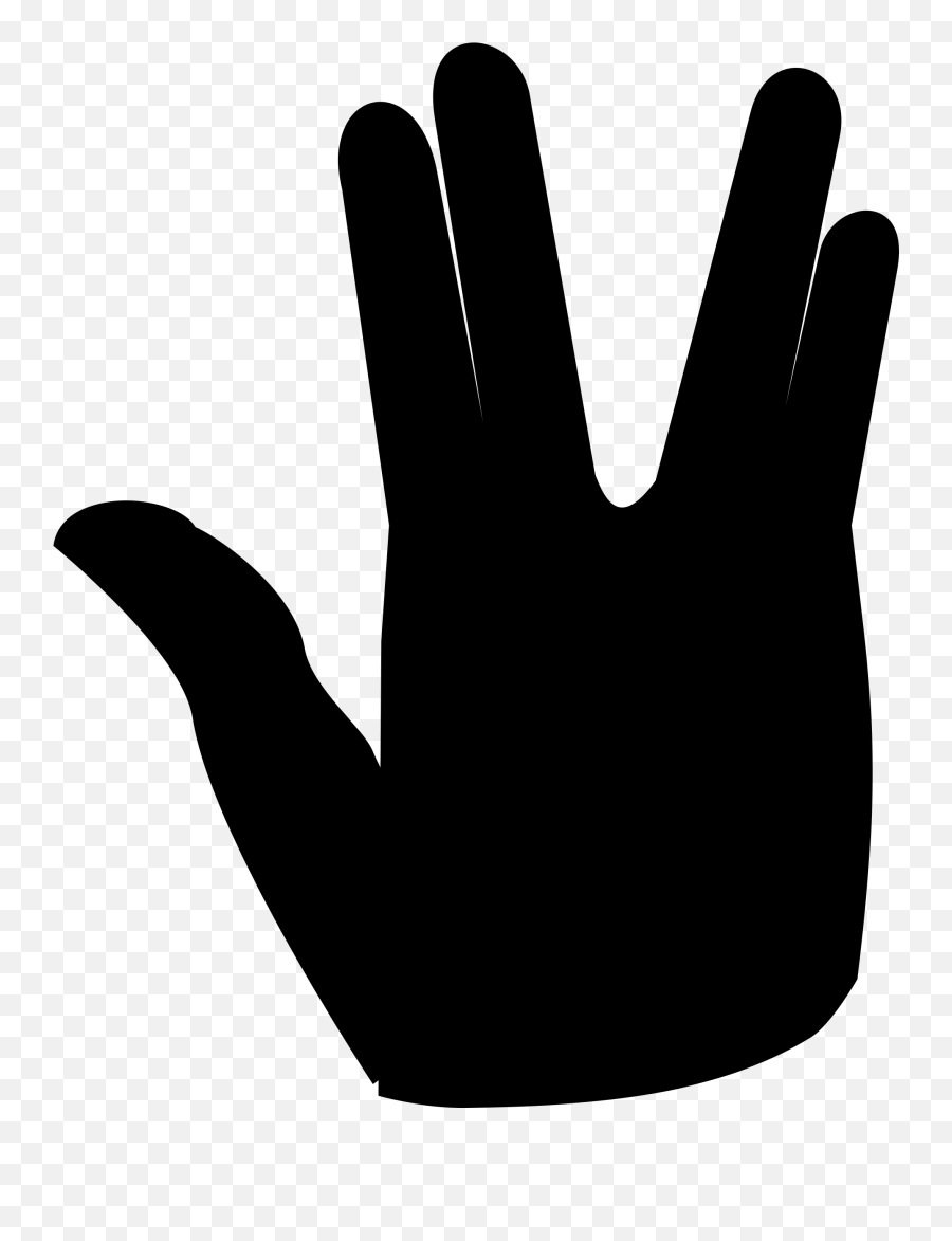 Live Long And Prosper Hand Transparent Png Clipart Free - Live Long And Prosper Vector Emoji,Live Long And Prosper Emoji