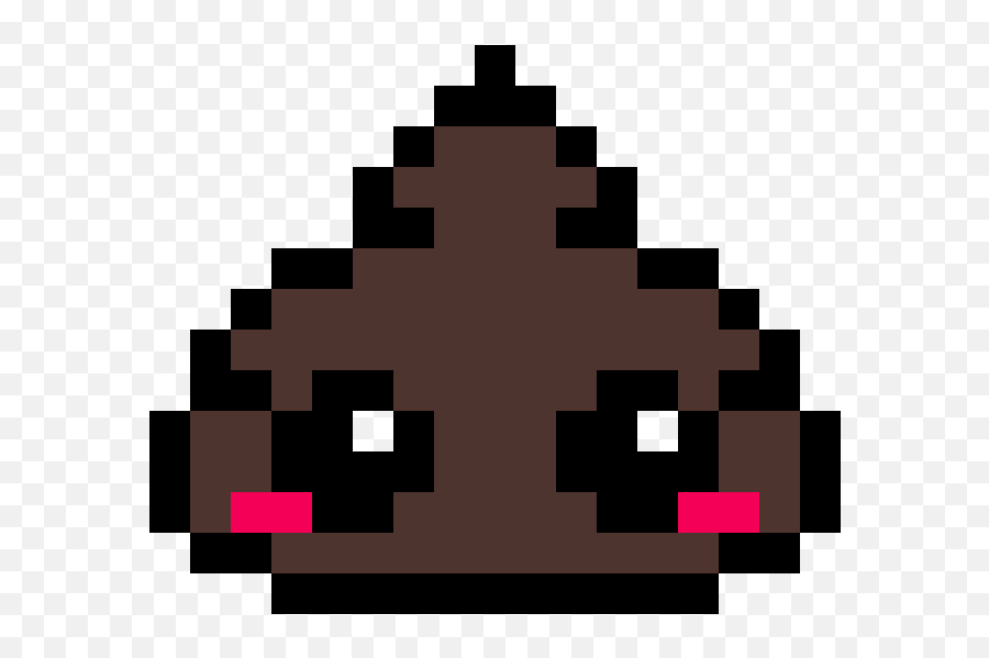 Cute Poop Emoji - Emoji Pixel Art Easy,Emoji Pixel Art