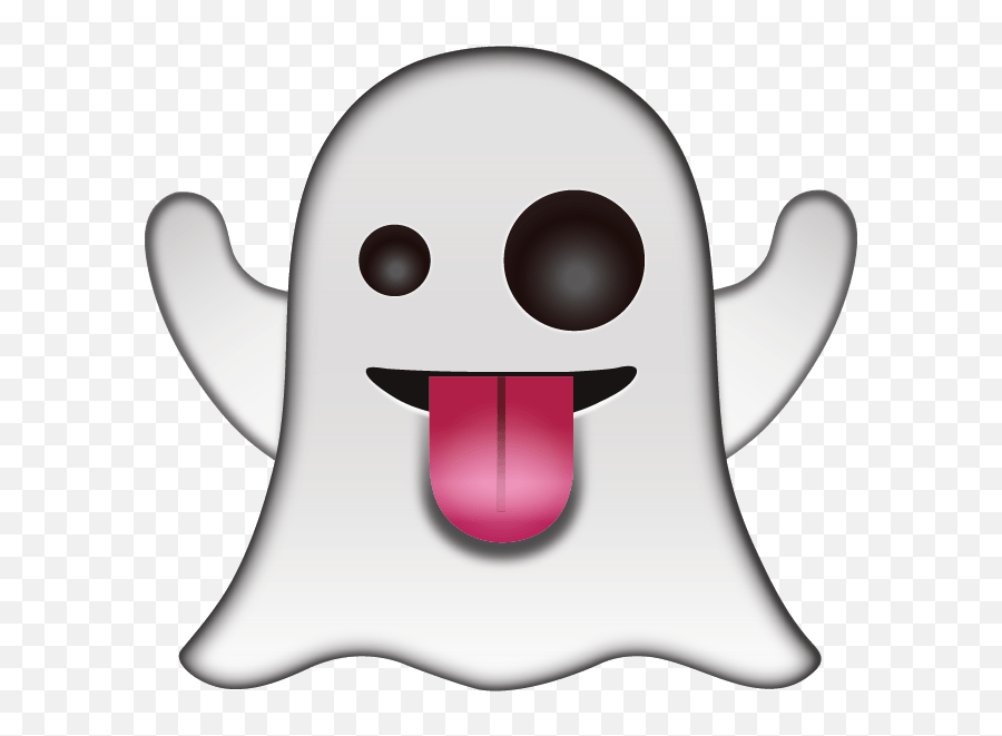 Emoticon Ghost Transparent Png - Ghost Emoji Png,Emoticon