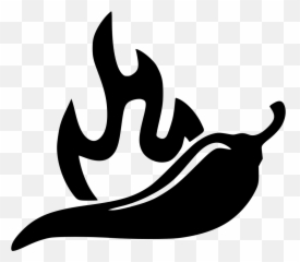 Chilli Hot Vegetable Pepper Red Green Comments - Black Chilli Black And White Emoji,Pepper Emoji