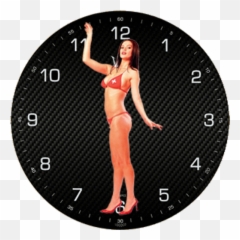 Sexy Girl Analog Clock Widget APK APKPureai - Reloj Pared Sistema Solar Emoji