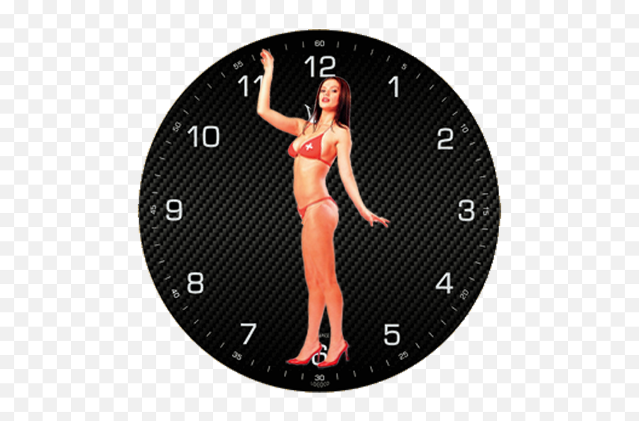 Sexy Girl Analog Clock Widget Apk Apkpureai - Reloj Pared Sistema Solar Emoji,Sexy Girl Emoji
